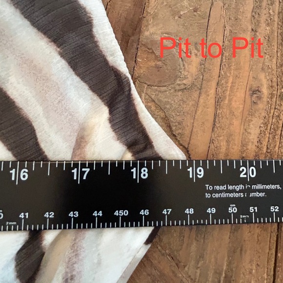 Lauren Ralph Lauren Zebra Print Faux Wrap Dress Cream Brown 12P Sleeveless NWT - Picture 11 of 14